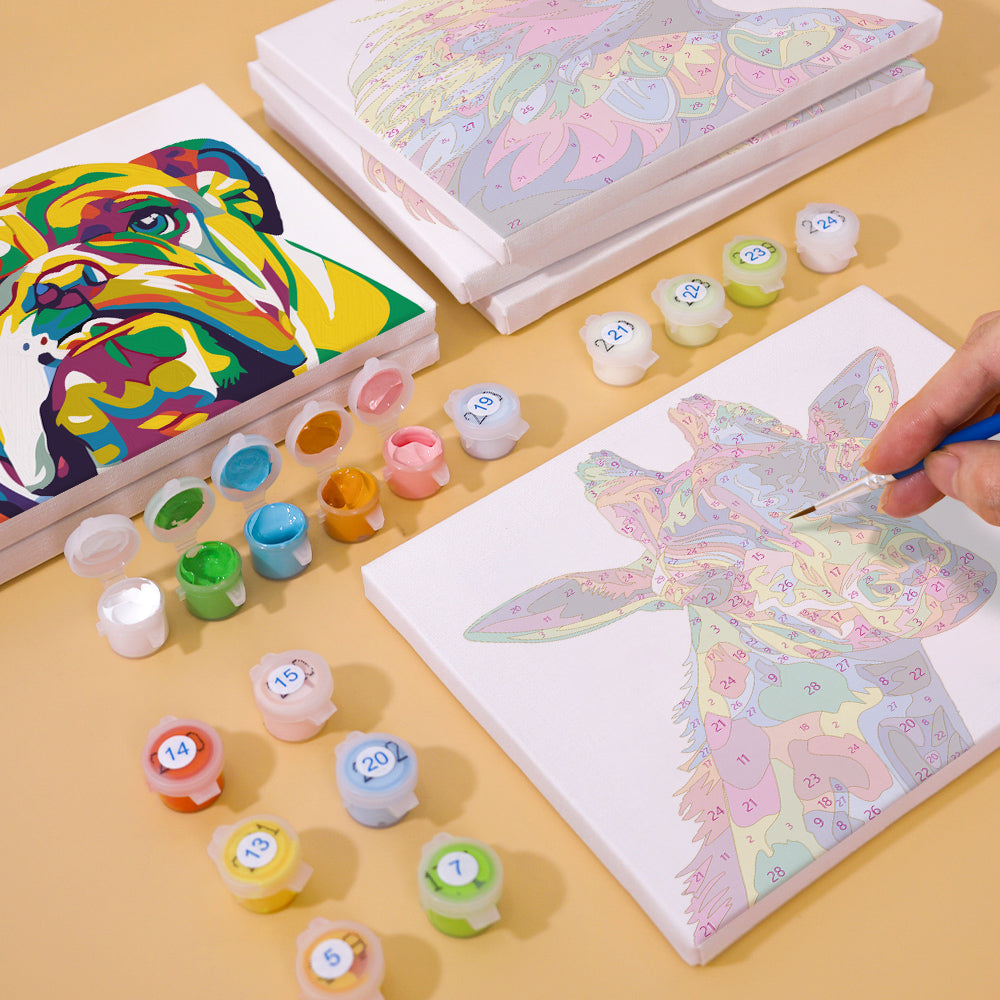 Animali colorati - Dipingere con i Numeri