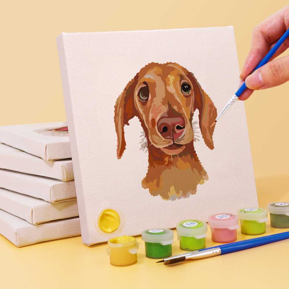 Set di cani - Dipingere con i Numeri