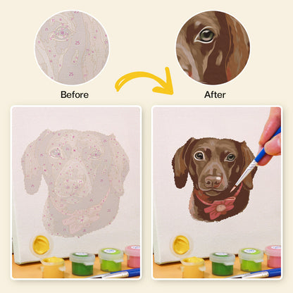 Set di cani - Dipingere con i Numeri