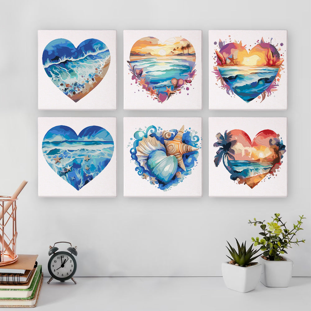 Cuore dell'oceano - Dipingere con i Numeri