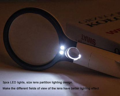Lente d'ingrandimento con luce LED