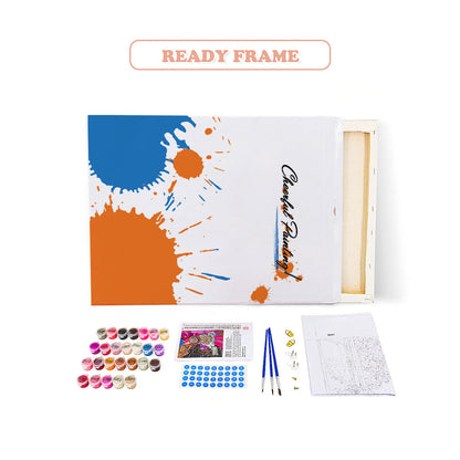 Angelo tra le nuvole – Dipingere con i Numeri