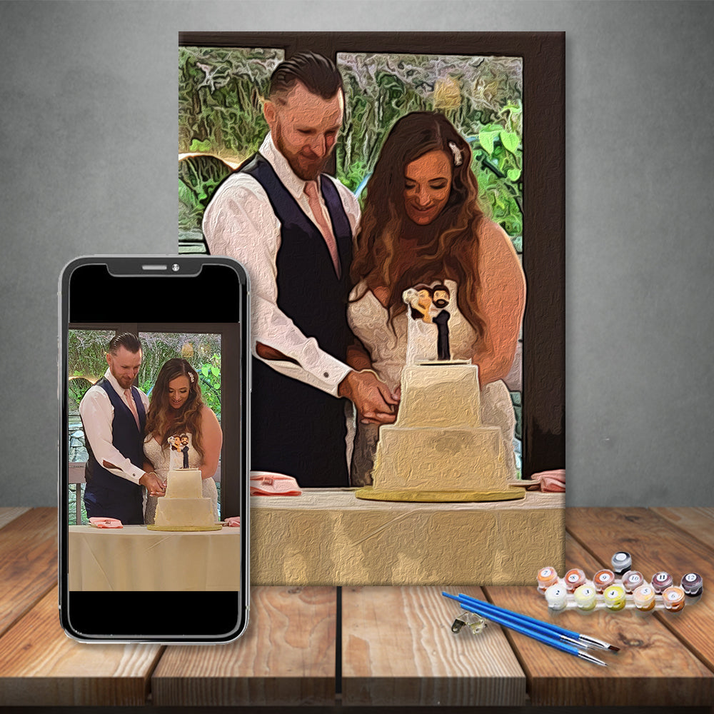 Dipingi la tua foto - Dipingere con i Numeri