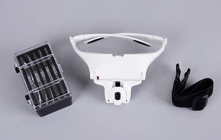 Occhiali con luce LED professionale