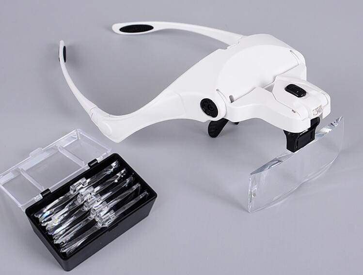 Occhiali con luce LED professionale