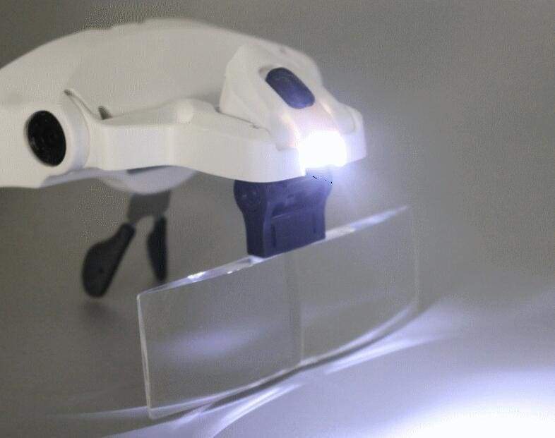 Occhiali con luce LED professionale